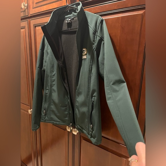NFL Green Bay Packers Sonoma Soft Shell Rain Resistant Jacket - M - Picture 10 of 11